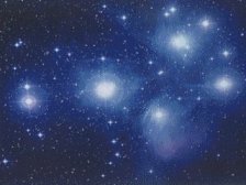 Le bel amas d'toiles des Plades, dans la constellation du Taureau.