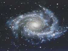belle galaxie spirale lointaine dans la constellation Antlia (ngc 2997). Elle ressemble un peu  notre galaxie, que l'on peut imaginer vue de l'extrieur.